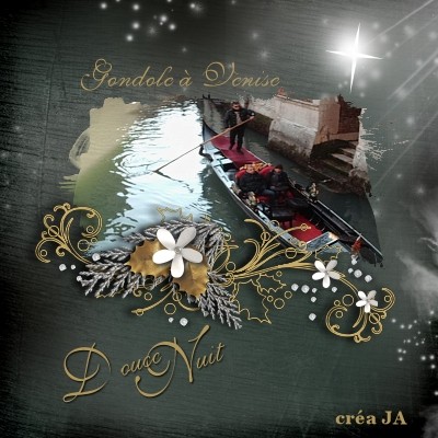 douce nuit - gondole à venise