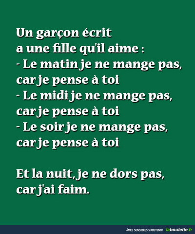 je t'aime !